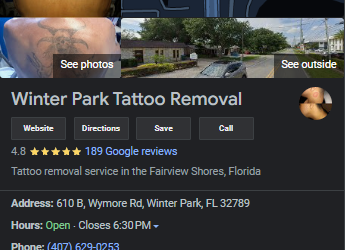 Proof in Praise: Why We Lead Orlando’s Tattoo Removal Near Me Scene