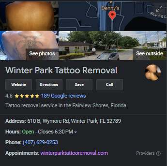 Proof in Praise: Why We Lead Orlando’s Tattoo Removal Near Me Scene