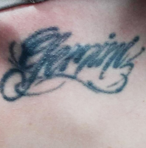 Tattoo before laser tattoo removal at Winter Park Tattoo Removal
